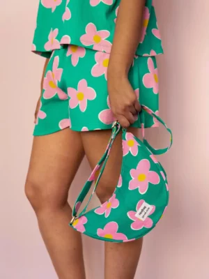 Le sac demie lune Andrea - Big flowers