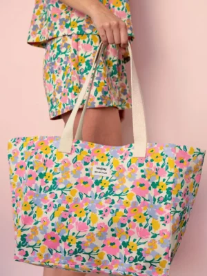 Le cabas Claude - Pastel bloom