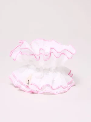 Maxi chouchou - Broderie anglaise rose