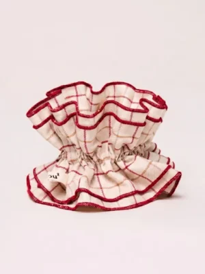 Maxi chouchou - Carreaux beige bordeaux
