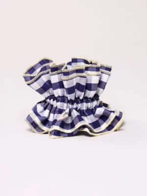 Maxi chouchou - Vichy bleu marine