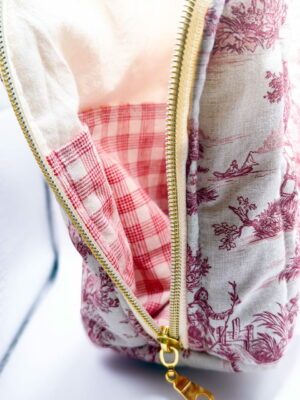 Pochette grande ouverture - Gravures rouge