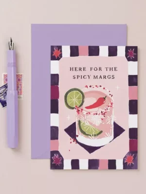 Carte - Happy Birthday - Margarita épicée