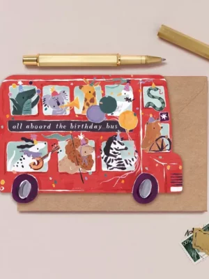 Carte - Happy Birthday - Party bus