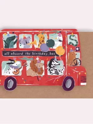 Carte - Happy Birthday - Party bus