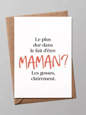 Carte Maman ? Les gosses