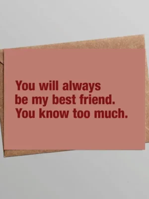 Carte Always my best friend