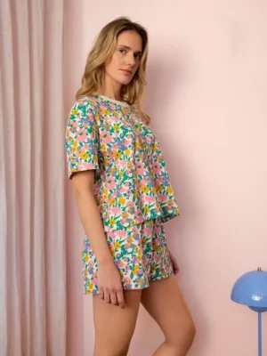 PYJAMA Gaufré Pastel bloom