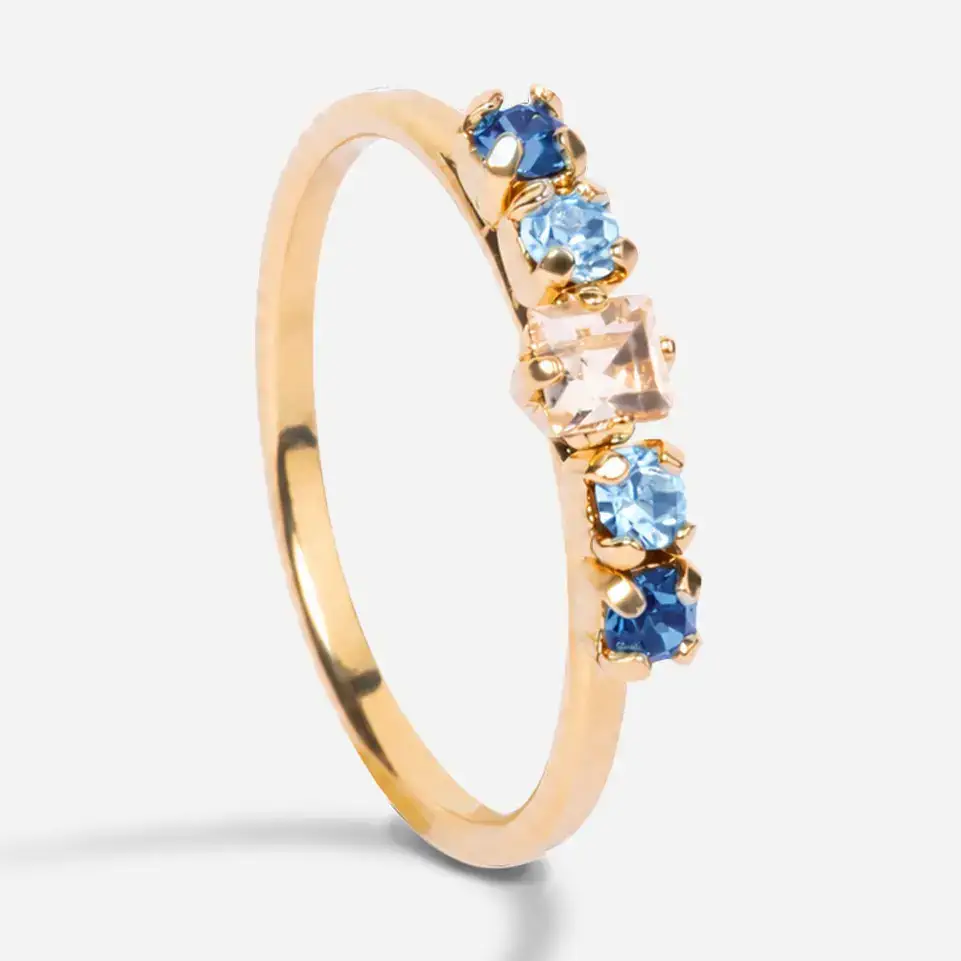 Bague - VINCENT - Bleue