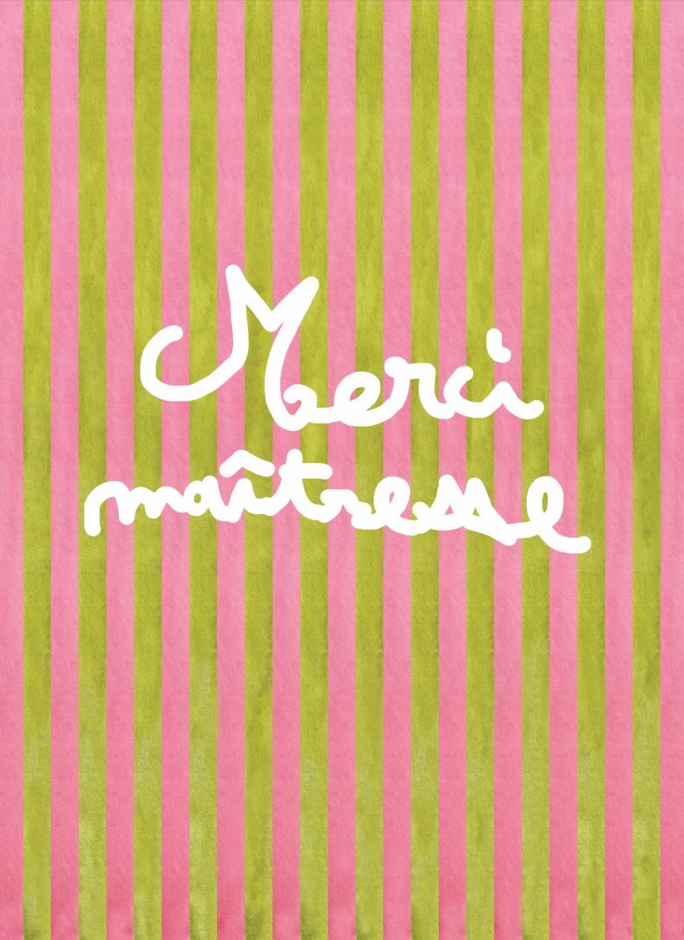 Carte Merci maîtresse