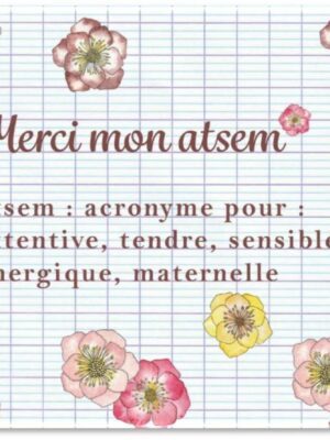 Carte Merci mon atsem acronyme