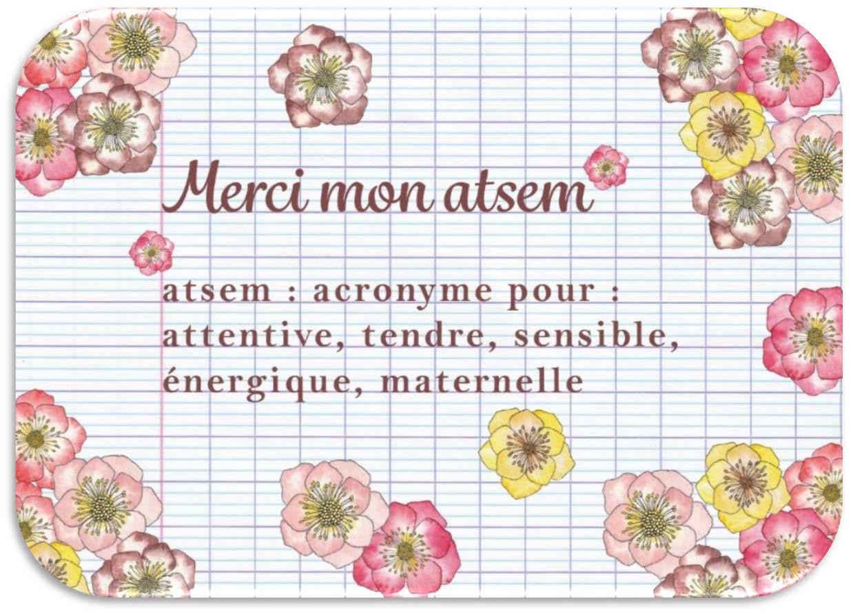 Carte Merci mon atsem acronyme