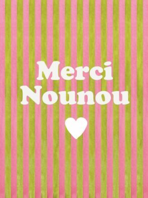 Carte Merci nounou