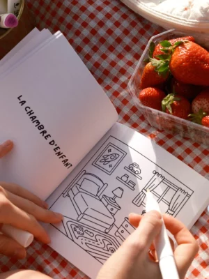 Livre de coloriage - Pièces de vie