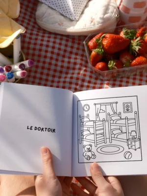 Livre de coloriage - Pièces de vie