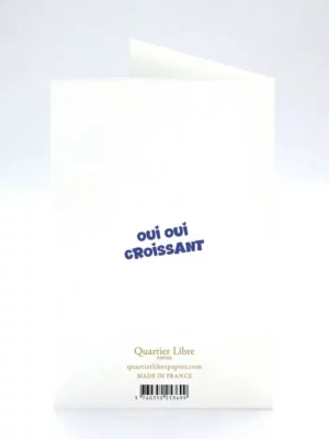 Carte double Croissant