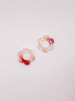Recharges - BO Fleurs marbré - Rose blanc