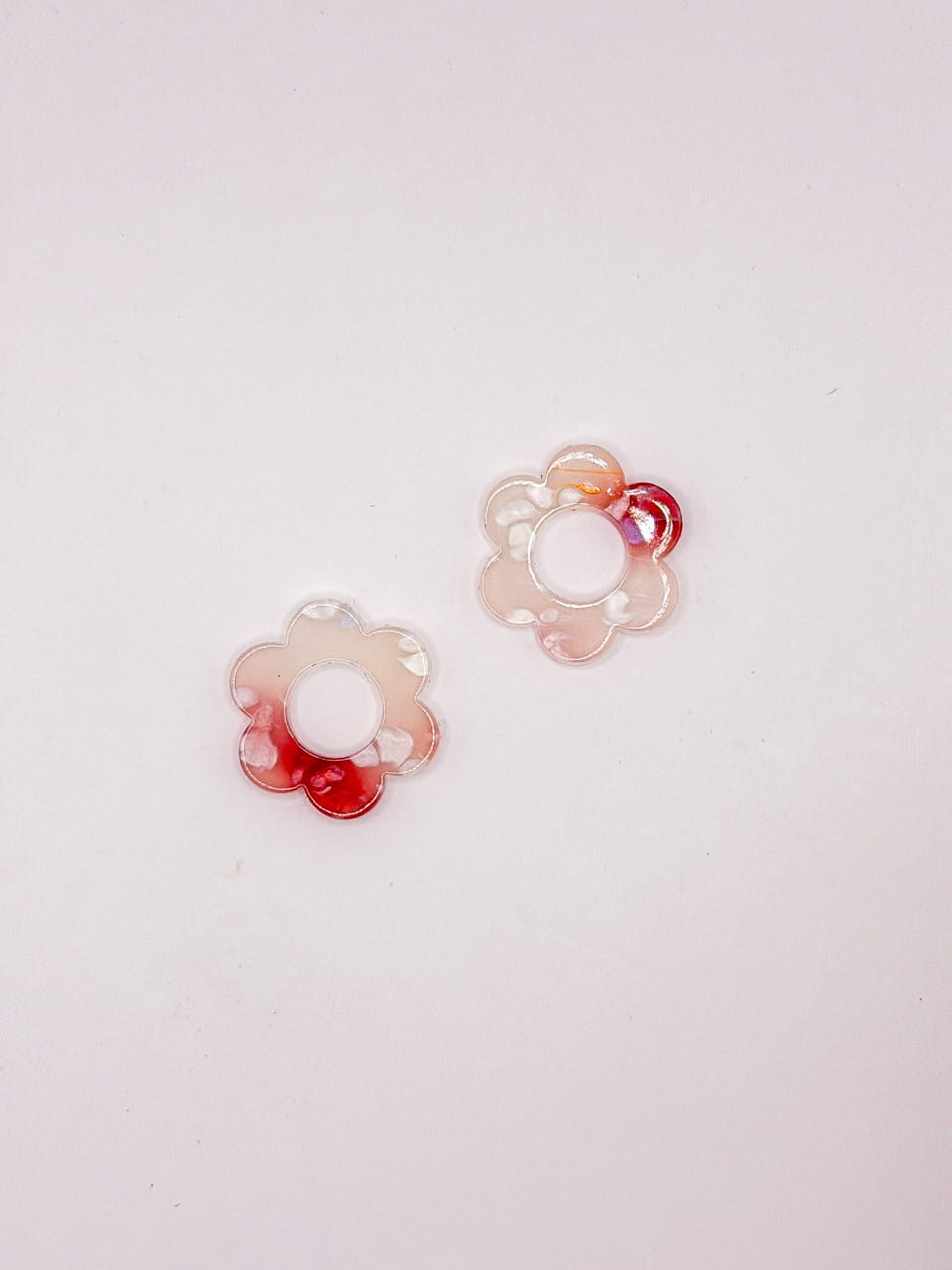 Recharges - BO Fleurs marbré - Rose blanc
