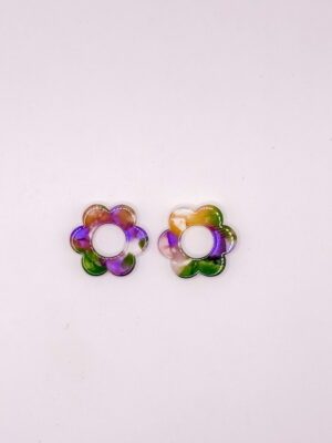 Recharges - BO Fleurs marbré - Violet vert
