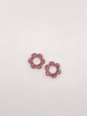 Recharges - BO Fleurs pailletés - Rose