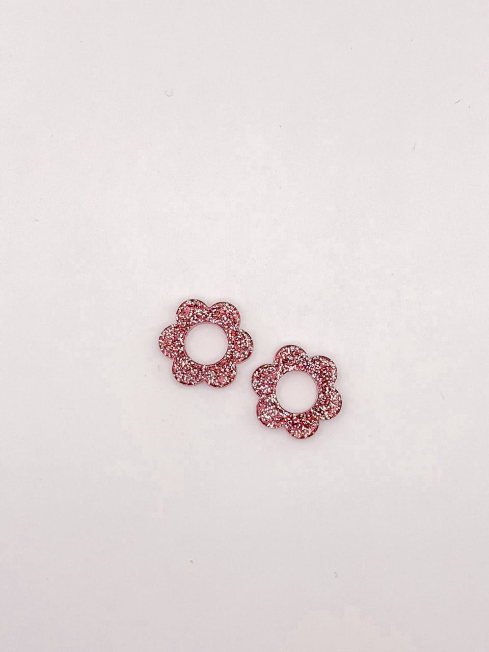 Recharges - BO Fleurs pailletés - Rose