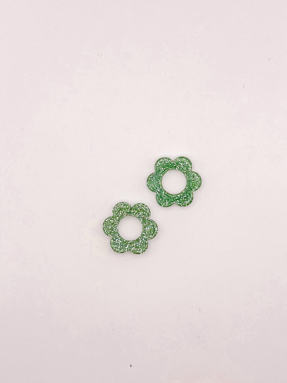 Recharges - BO Fleurs pailletés - Vert