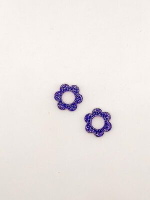 Recharges - BO Fleurs pailletés - Violet