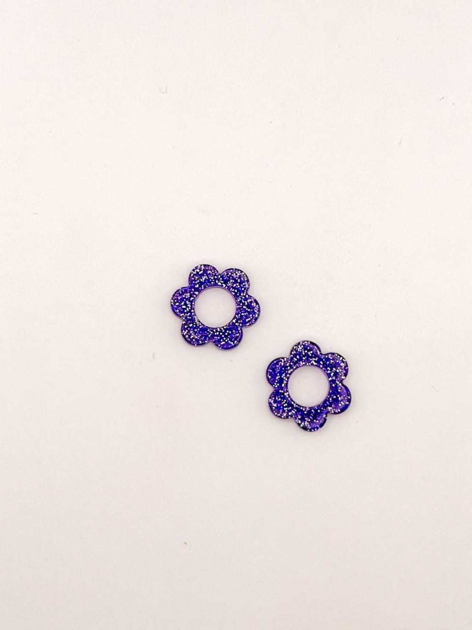 Recharges - BO Fleurs pailletés - Violet