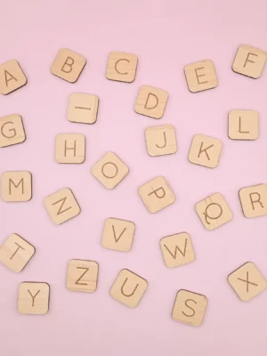 Alphabet magnétiques bois