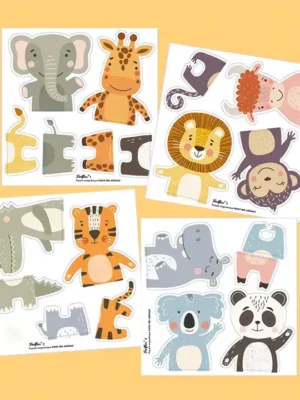 Puzzle magnétique - Safari animaux