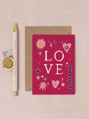 Mini carte - Love