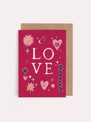 Mini carte - Love