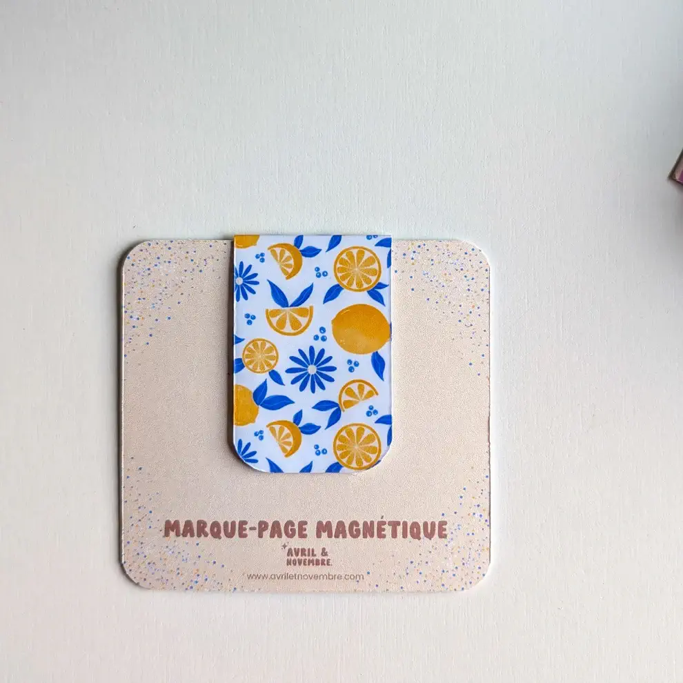 Marque-Page Magnétique – Citrons