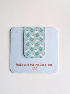 Marque-Page Magnétique – Marguerites
