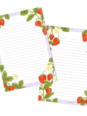 Bloc notes A5 - Fraises