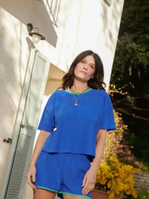 PYJAMA Éponge Bleu et Menthe