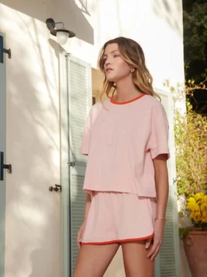 PYJAMA Éponge Rose et Rouge