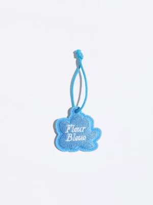 Le porte-clés - Fleur bleue