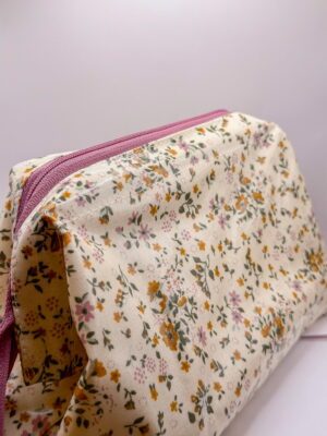 Trousse ouverture géante - Liberty beige