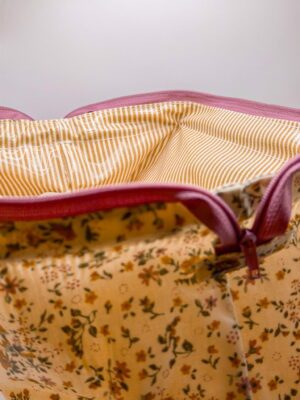 Trousse ouverture géante - Liberty beige