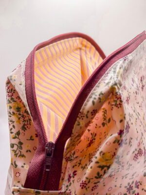 Trousse ouverture géante - Liberty violet