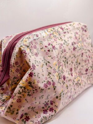 Trousse ouverture géante - Liberty violet