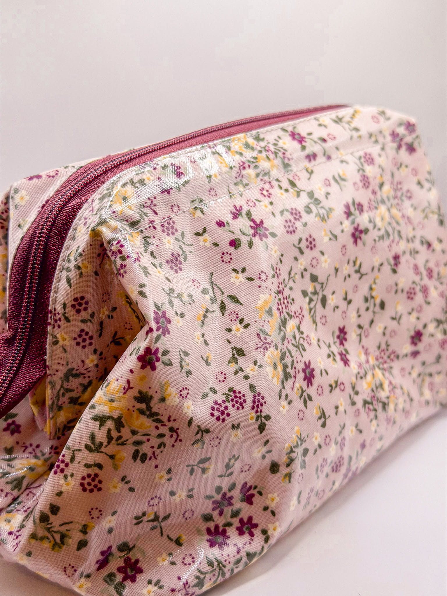 Trousse ouverture géante - Liberty violet – Image 2