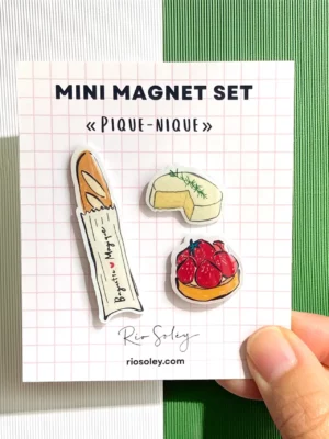 Mini aimants - Pique-nique