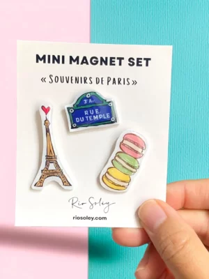 Mini aimants - Souvenirs de Paris