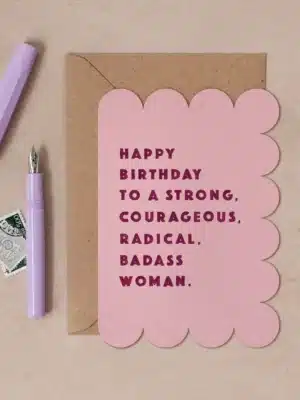 Carte - Happy Birthday - Radicale et Badass