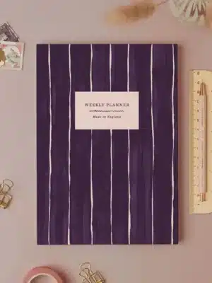 Agenda hebdomadaire - Rayures