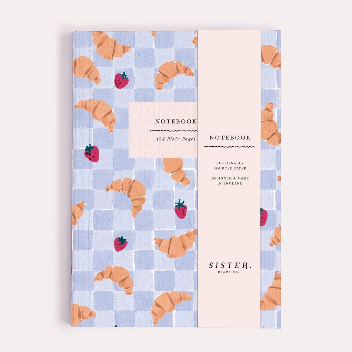 Carnet pages blanches - Croissant Café – Image 3