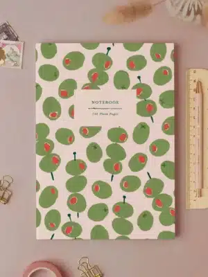 Carnet pages blanches - Olives