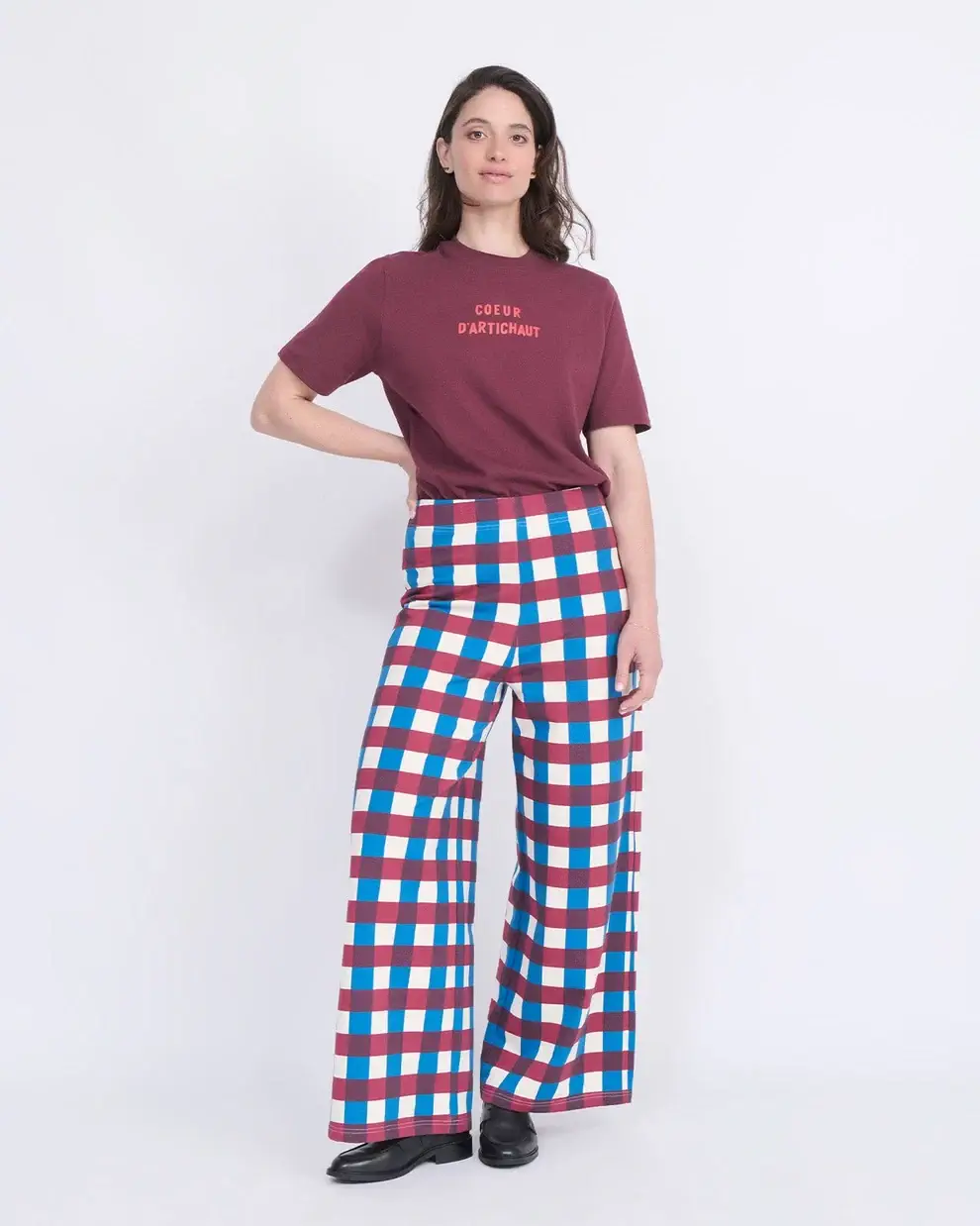 Le pantalon Pauline - Garden vichy – Image 2